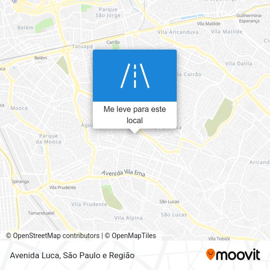 Avenida Luca mapa