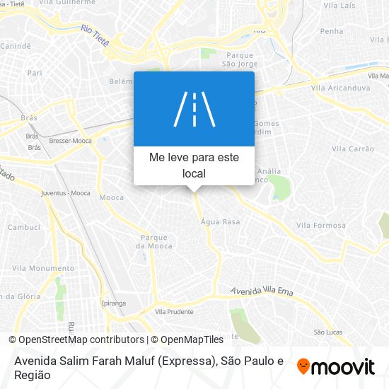 Avenida Salim Farah Maluf (Expressa) mapa