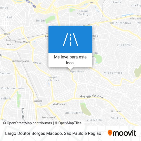 Largo Doutor Borges Macedo mapa