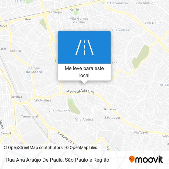 Rua Ana Araújo De Paula mapa