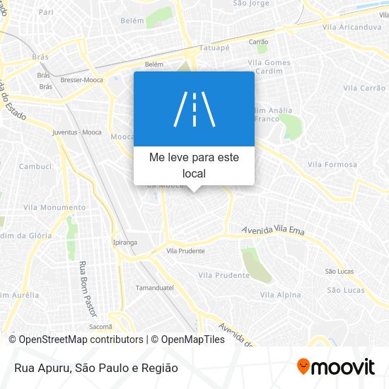 Rua Apuru mapa
