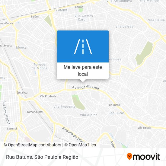 Rua Batuns mapa