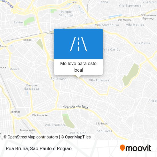 Rua Bruna mapa