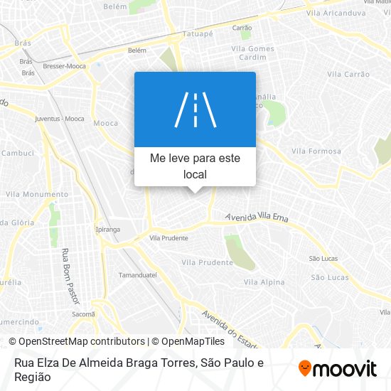 Rua Elza De Almeida Braga Torres mapa