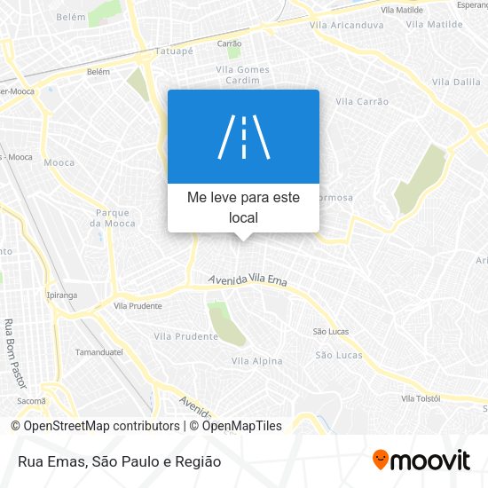 Rua Emas mapa