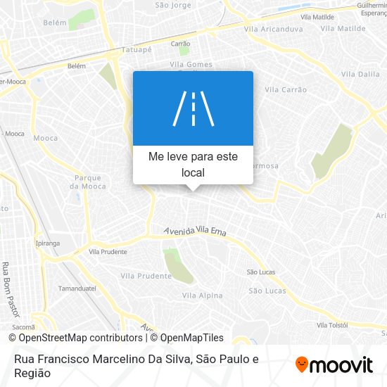 Rua Francisco Marcelino Da Silva mapa