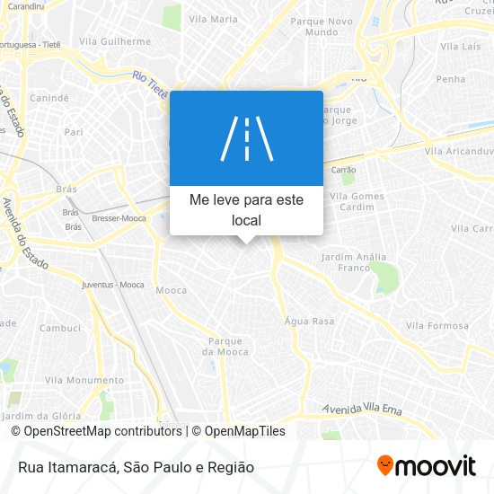 Rua Itamaracá mapa