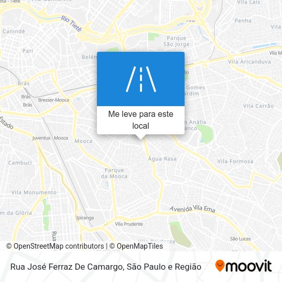 Rua José Ferraz De Camargo mapa