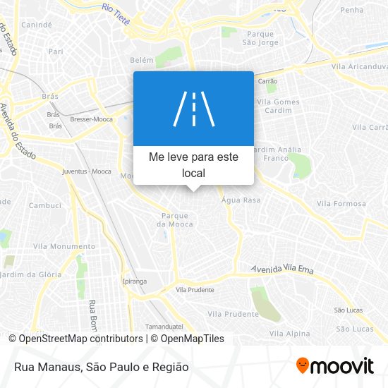 Rua Manaus mapa