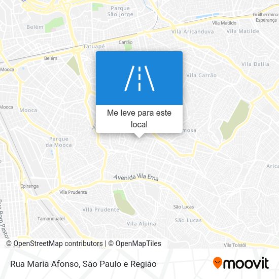 Rua Maria Afonso mapa