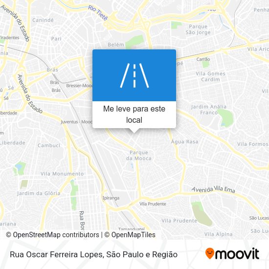 Rua Oscar Ferreira Lopes mapa