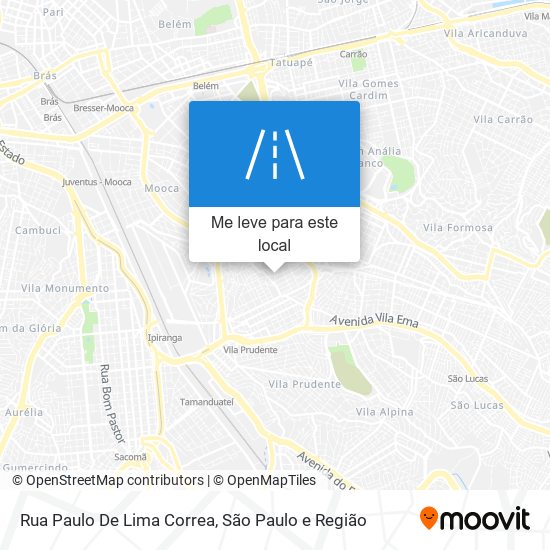 Rua Paulo De Lima Correa mapa