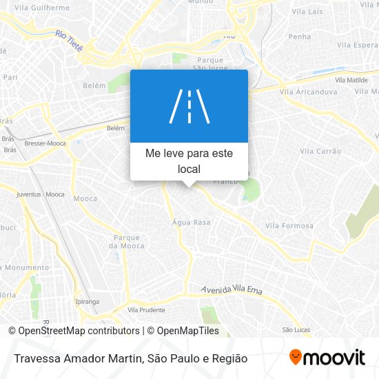 Travessa Amador Martin mapa