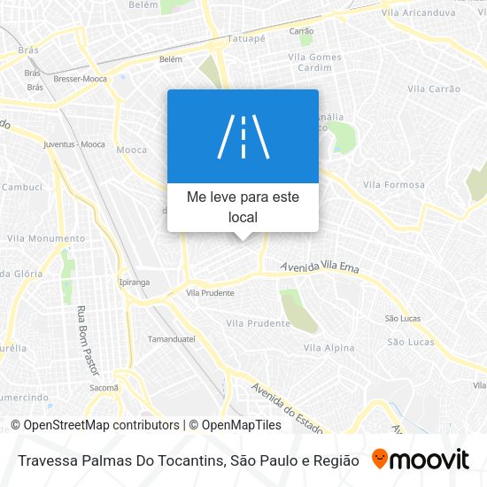 Travessa Palmas Do Tocantins mapa