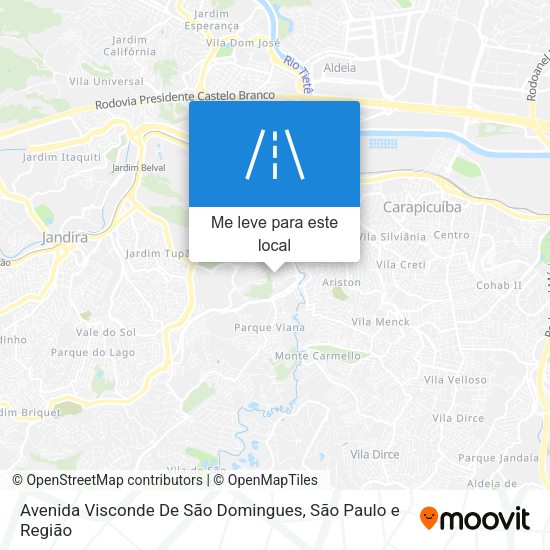 Avenida Visconde De São Domingues mapa