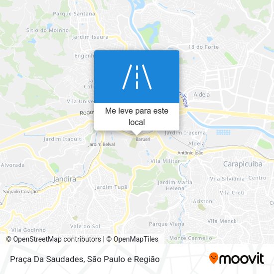Praça Da Saudades mapa