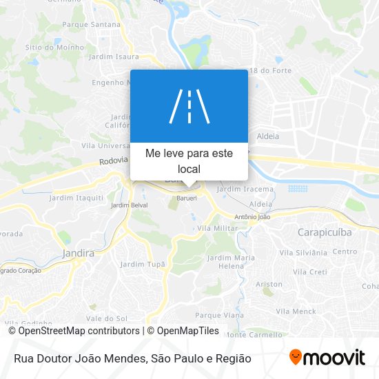 Rua Doutor João Mendes mapa