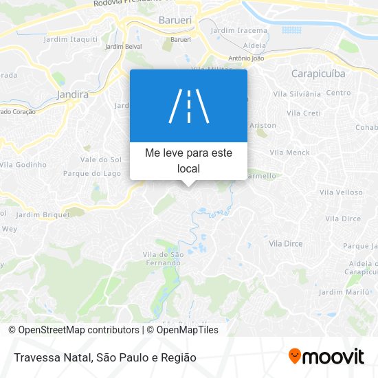 Travessa Natal mapa