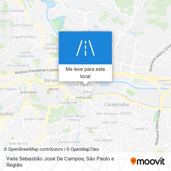 Viela Sebastião José De Campos mapa