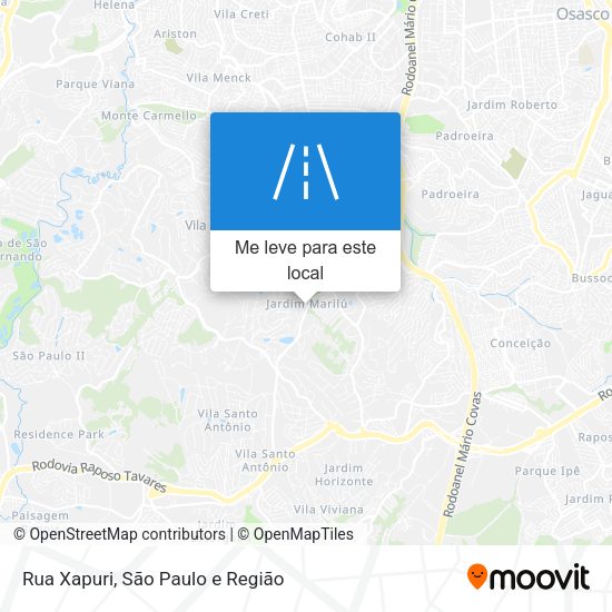Rua Xapuri mapa