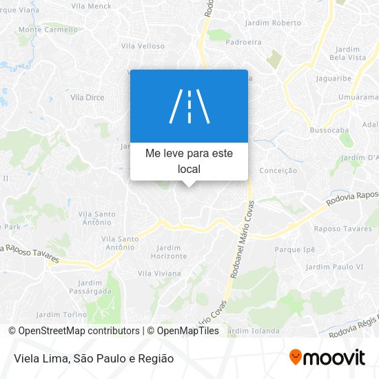 Viela Lima mapa