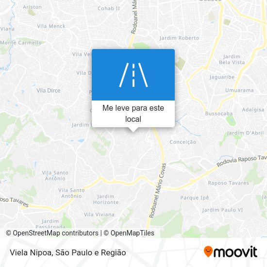 Viela Nipoa mapa