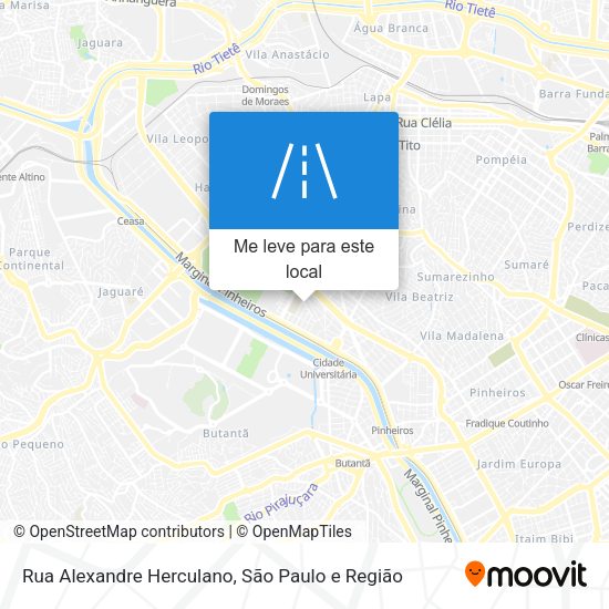Rua Alexandre Herculano mapa