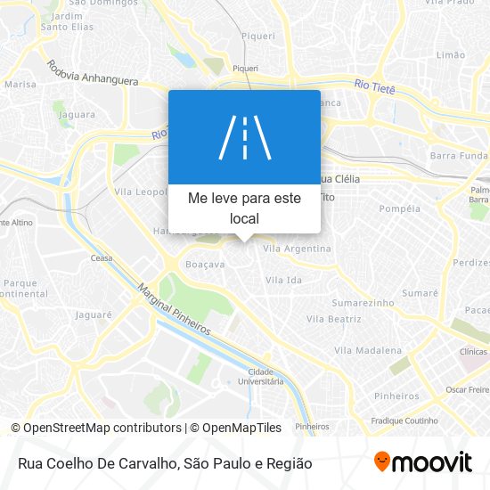 Rua Coelho De Carvalho mapa