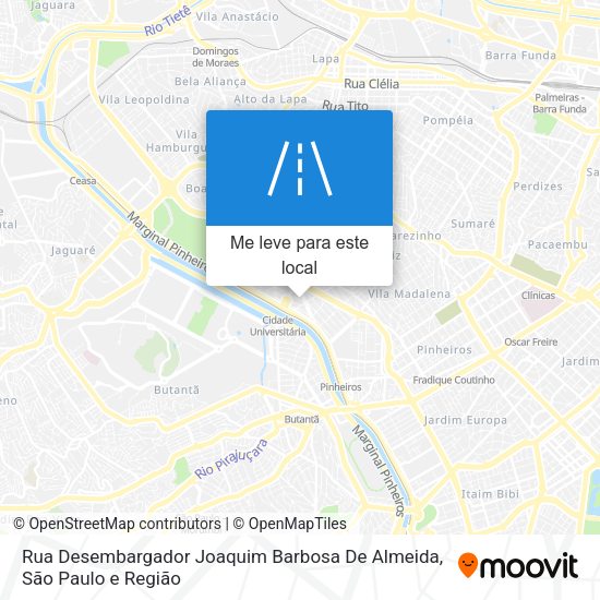 Rua Desembargador Joaquim Barbosa De Almeida mapa