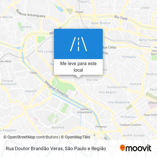 Rua Doutor Brandão Veras mapa