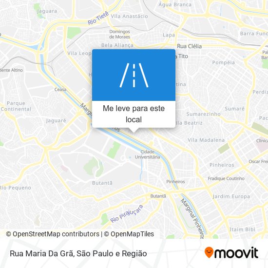 Rua Maria Da Grã mapa