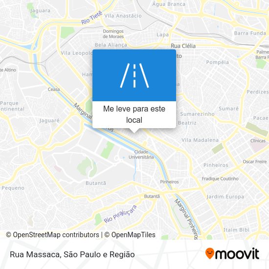 Rua Massaca mapa