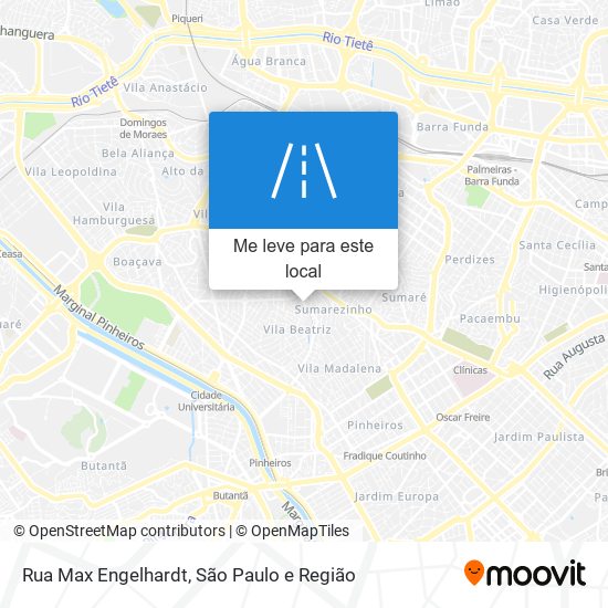 Rua Max Engelhardt mapa