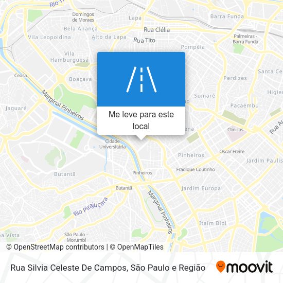 Rua Silvia Celeste De Campos mapa