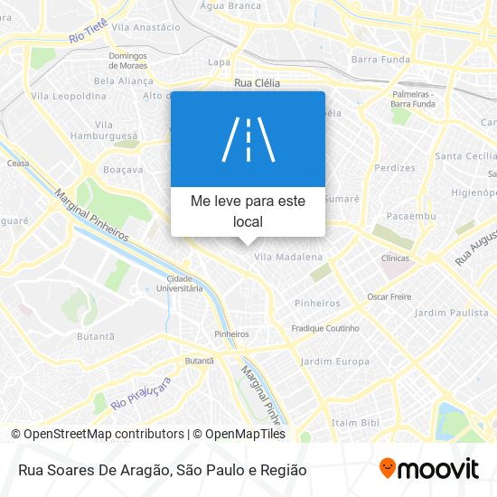 Rua Soares De Aragão mapa