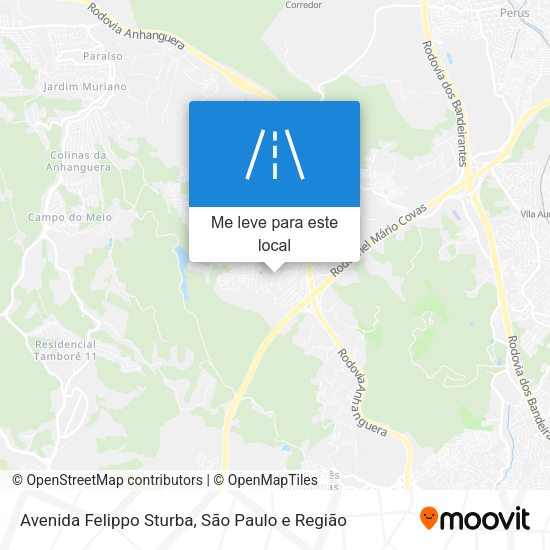 Avenida Felippo Sturba mapa