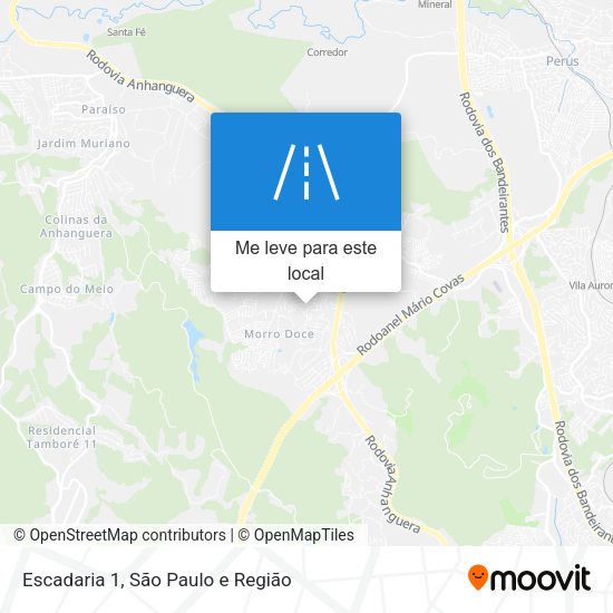 Escadaria 1 mapa