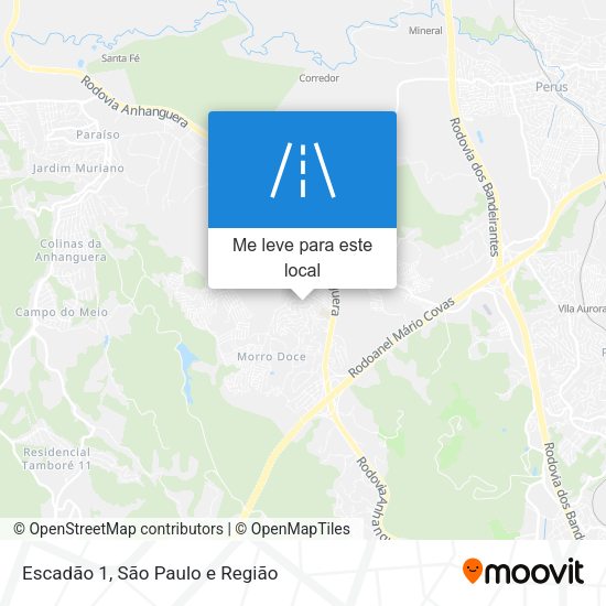 Escadão 1 mapa