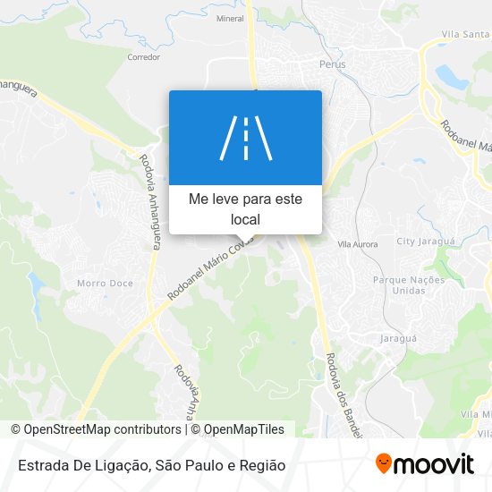 Estrada De Ligação mapa