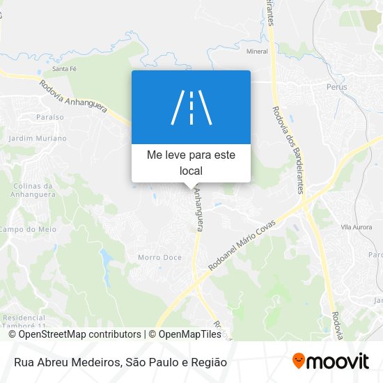 Rua Abreu Medeiros mapa