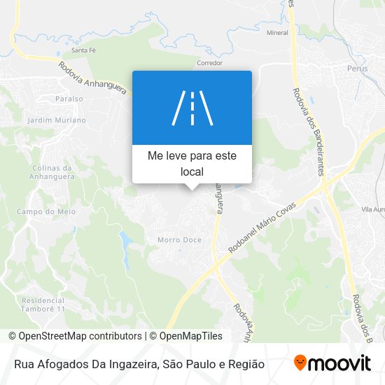 Rua Afogados Da Ingazeira mapa