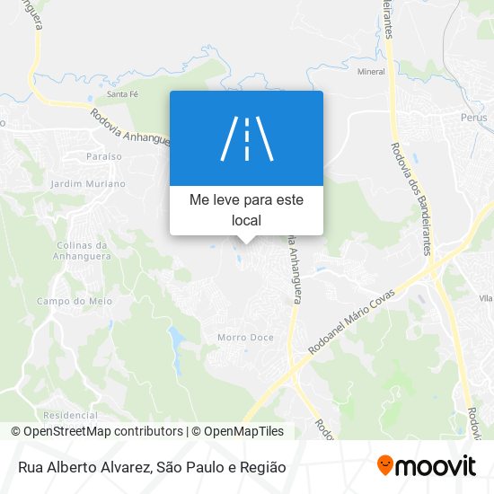 Rua Alberto Alvarez mapa