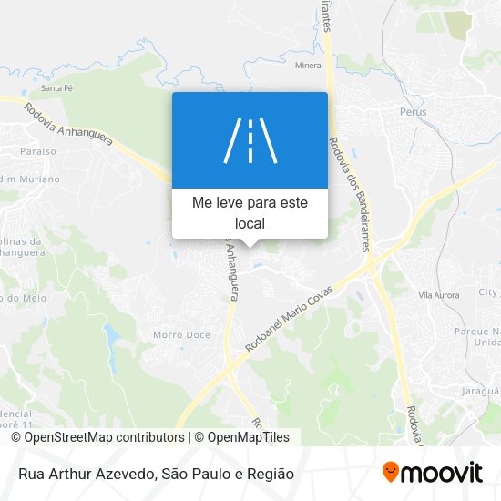 Rua Arthur Azevedo mapa