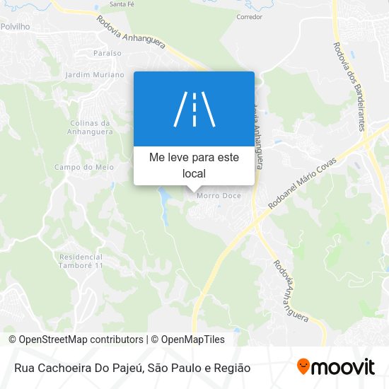 Rua Cachoeira Do Pajeú mapa