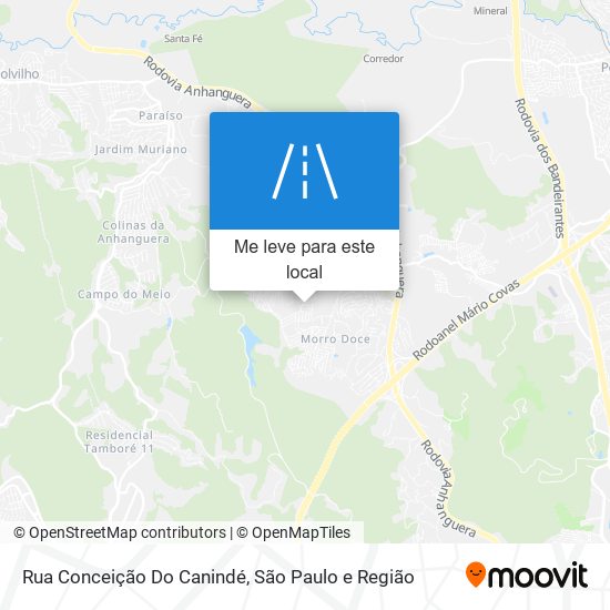 Rua Conceição Do Canindé mapa