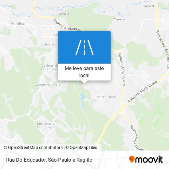 Rua Do Educador mapa