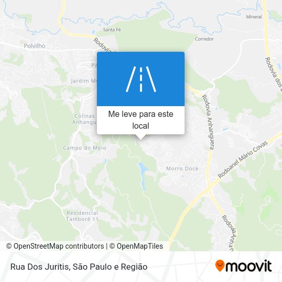Rua Dos Juritis mapa