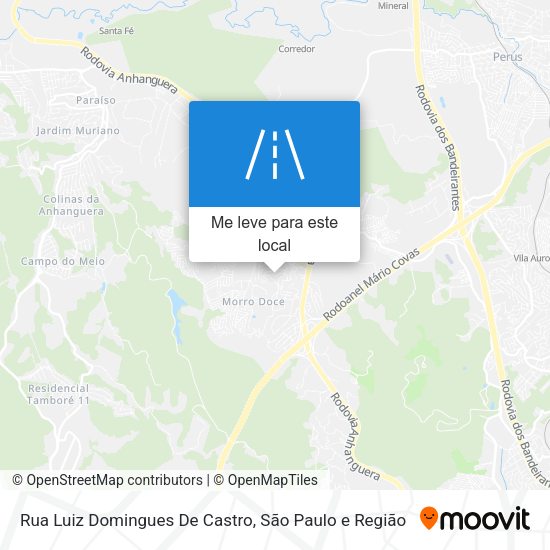 Rua Luiz Domingues De Castro mapa