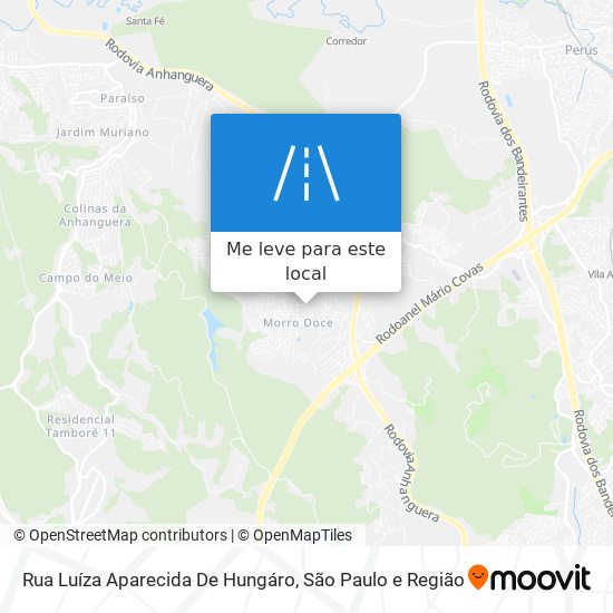 Rua Luíza Aparecida De Hungáro mapa