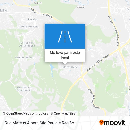 Rua Mateus Albert mapa